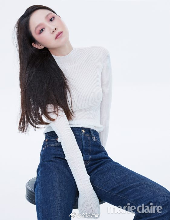 孔孝真 &《marie claire》,虽然没有韩国女孩的甜美,但也正是这份