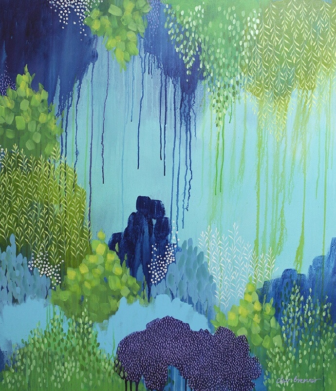 丙烯画#色彩 儿童美术教学参考资料