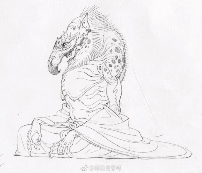 线稿——妖魔鬼怪萌萌哒
