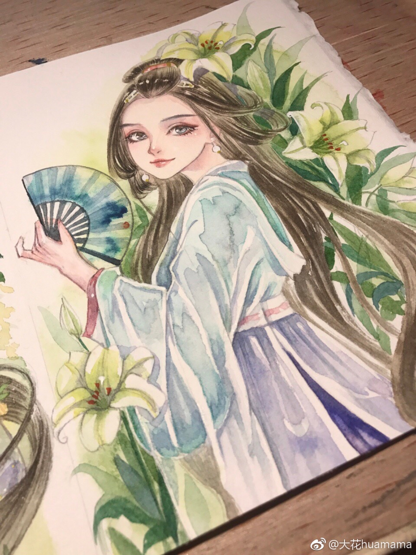 云轻墨淡潋卿颜—微博大神——大花