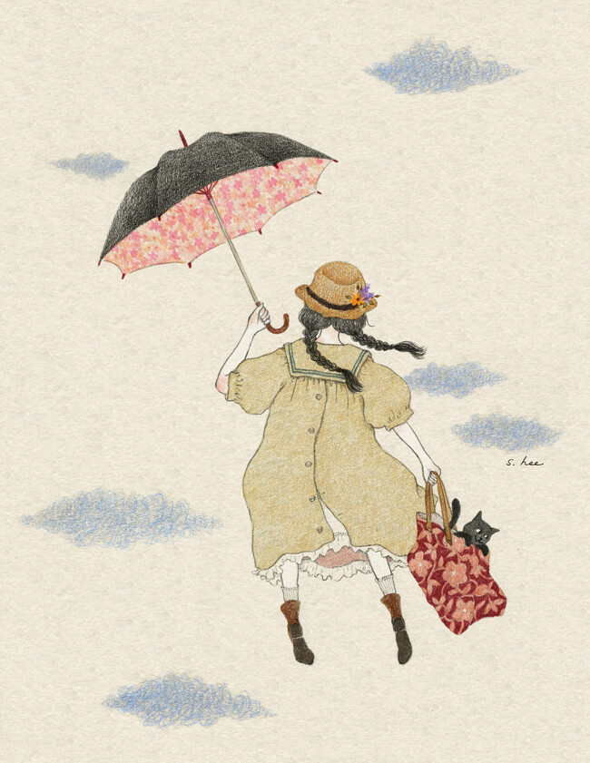 离开~ 插画师作品