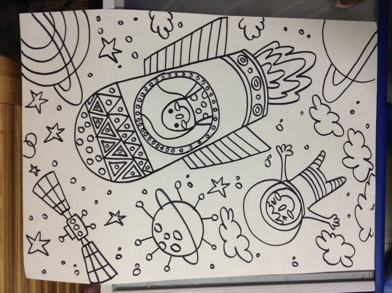 《科幻》儿童情景画
