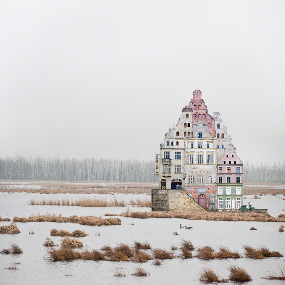 德国艺术家 matthias jung 超现实主义建筑拼贴作品,matthias jung将