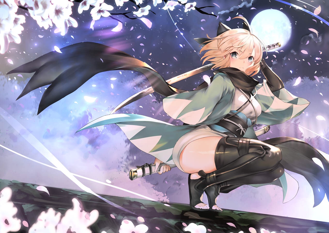 fate冲田总司壁纸超清,fate冲田总司壁纸 fate/grand order 冲田总司 绘师:teddy(p id=593960) 本作品id=