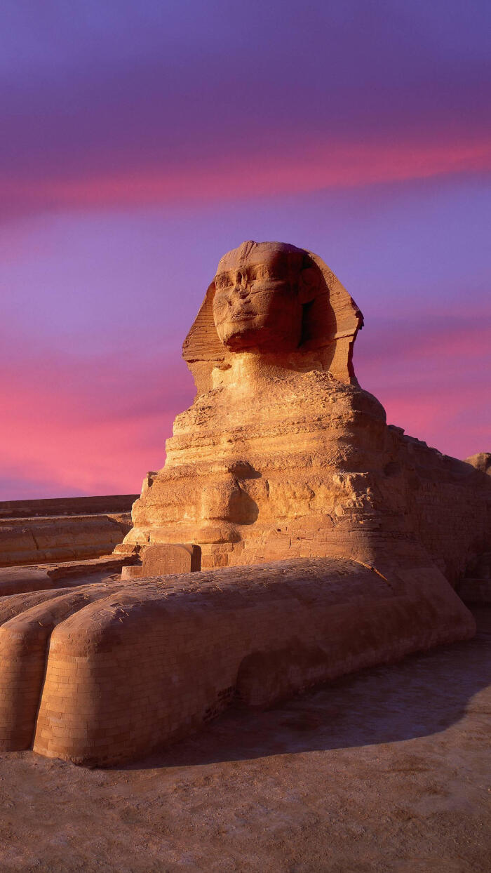 埃及——狮身人面像,古埃及是世界四大文明古国之一,也是世界上最早的