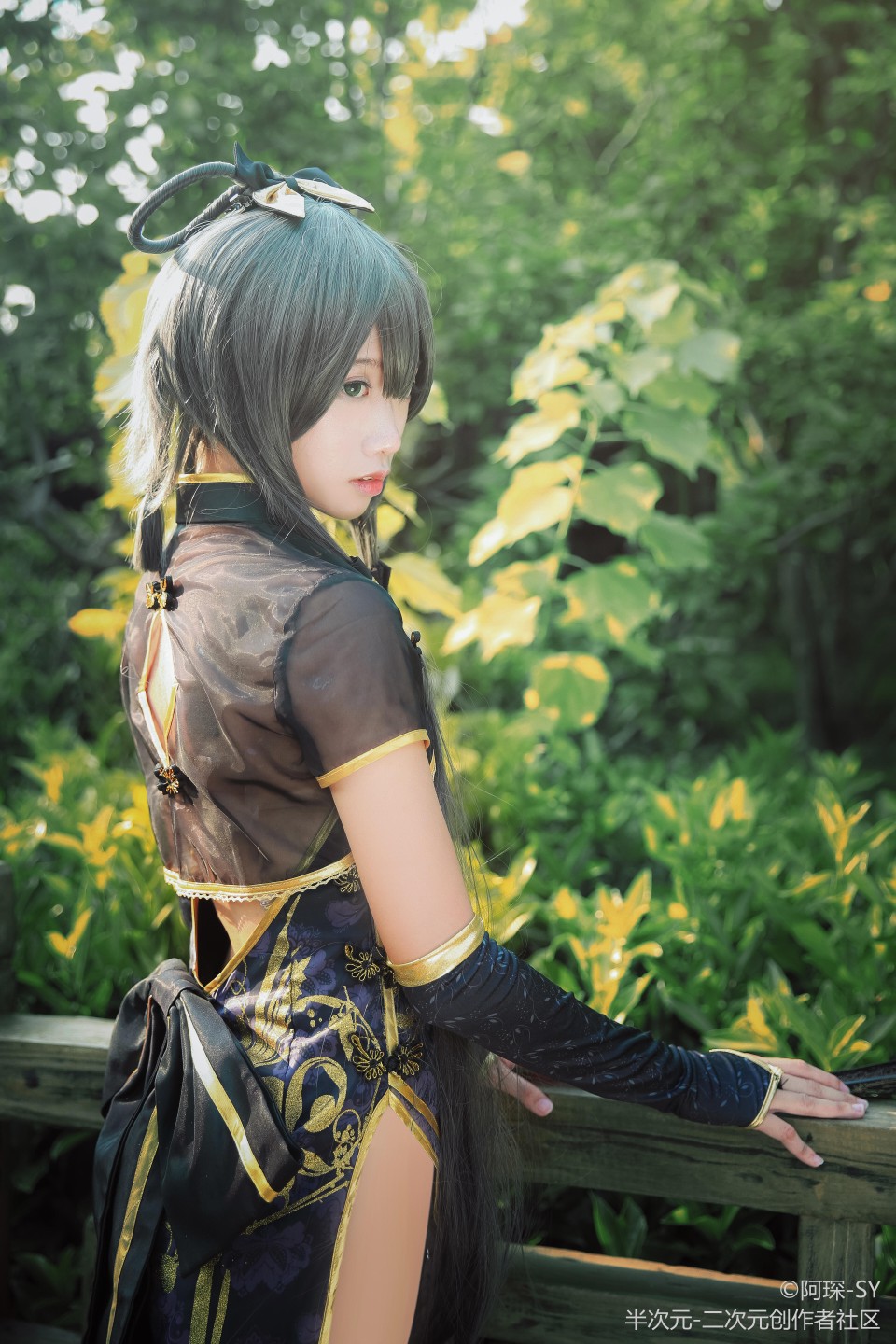 cos正片#洛天依金丝雀 洛天依金丝雀:原po 妆/摄:葵竹@葵竹【冷区