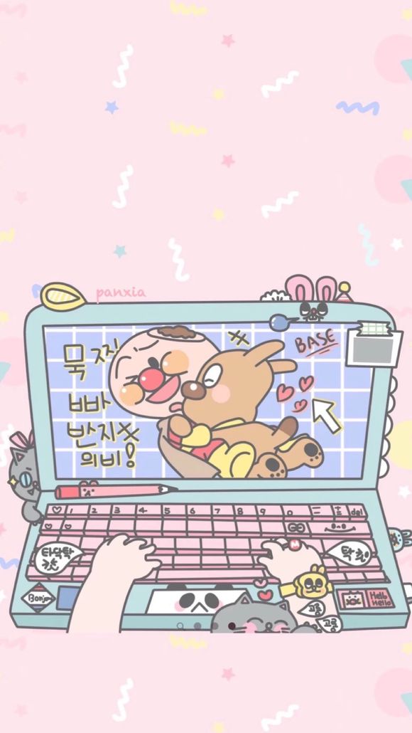 日系软萌壁纸 少女心 粉色 可爱 简约 卡哇伊