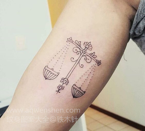 天秤座纹身系列