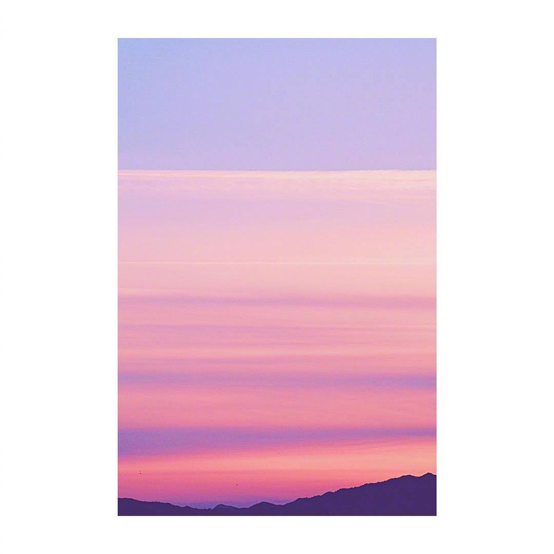 pink sunset ins:yunamurata