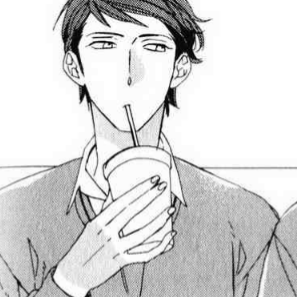 黑白漫画截图男生基友头像