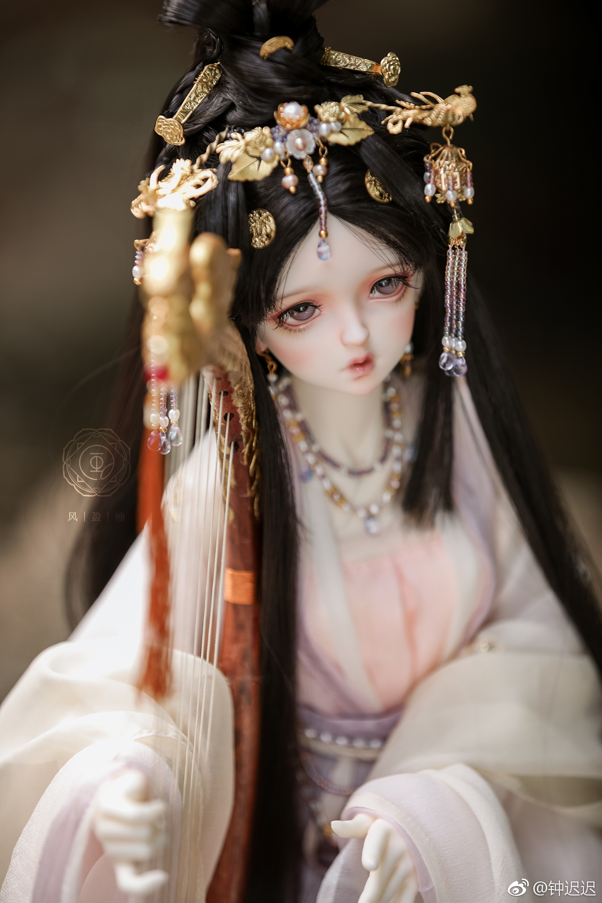 古风美人 sd娃娃 bjd 玩具 人偶 壁纸 萌物