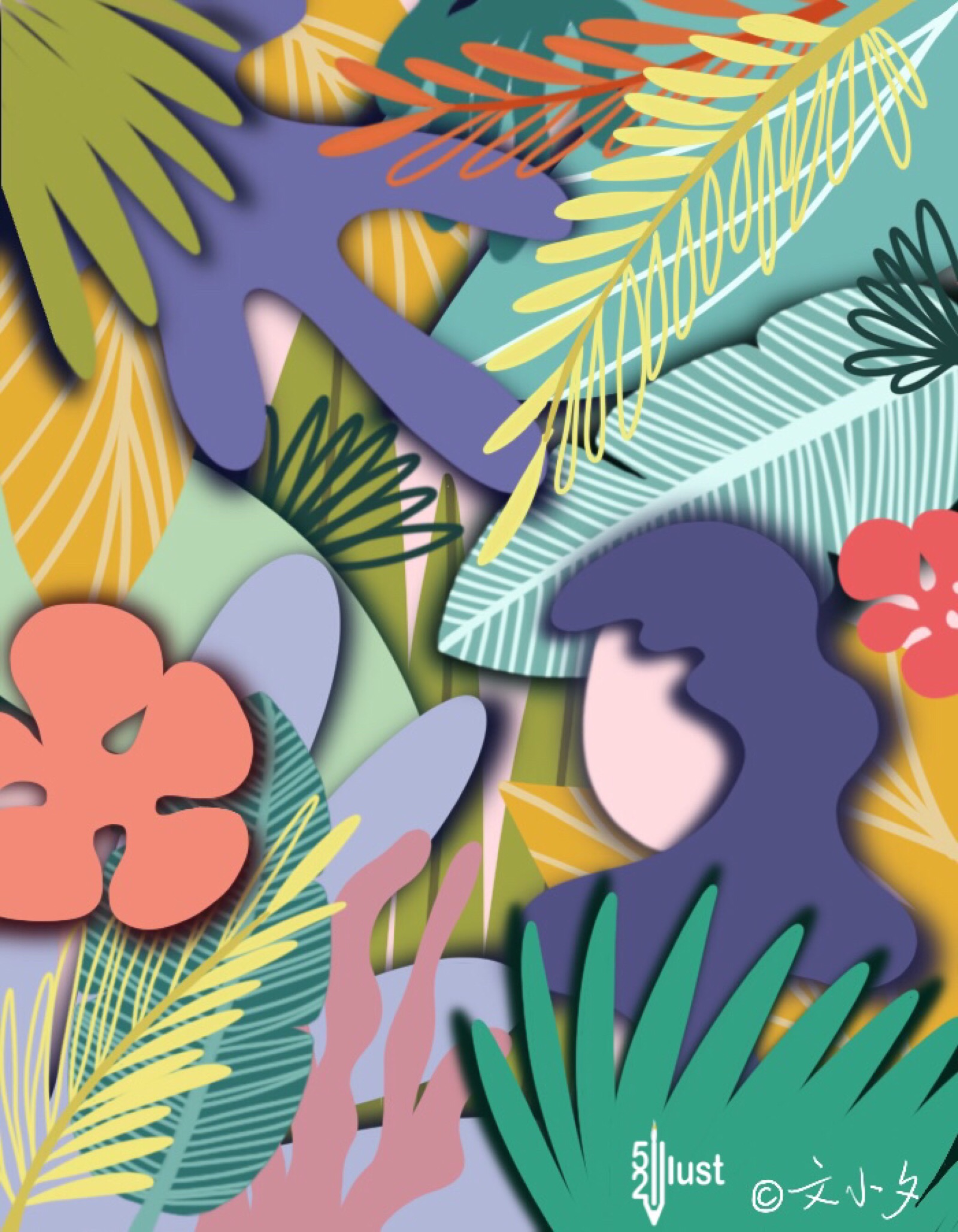 52illustration并肩前行的第11周