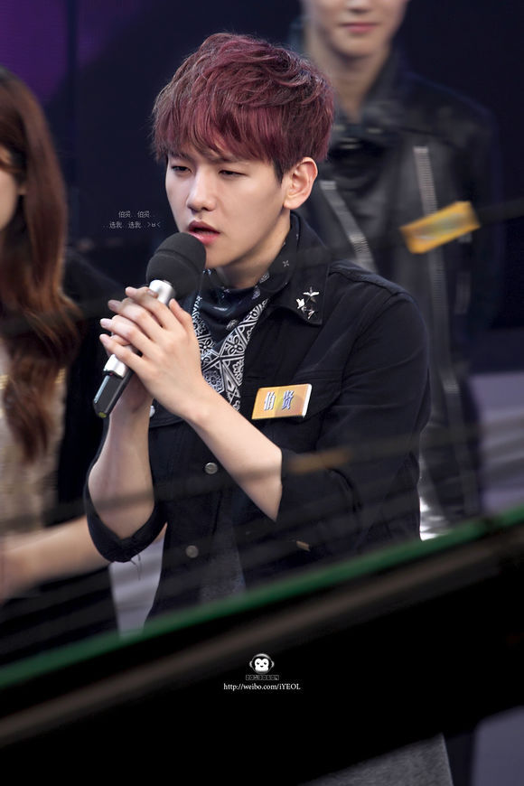 快乐大本营录制 边伯贤