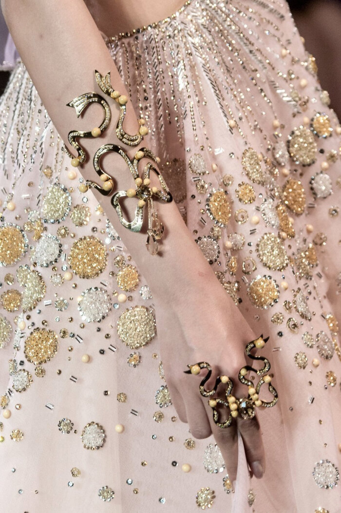 时装细节/藕粉色