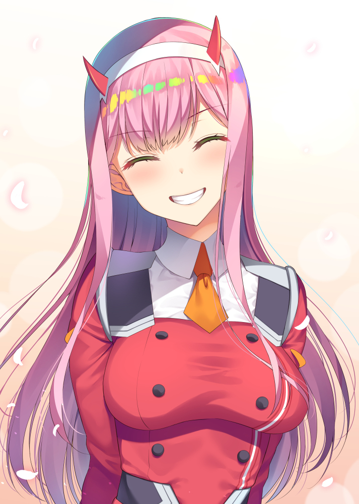 动漫女生高清美图壁纸 darling in the franxx
