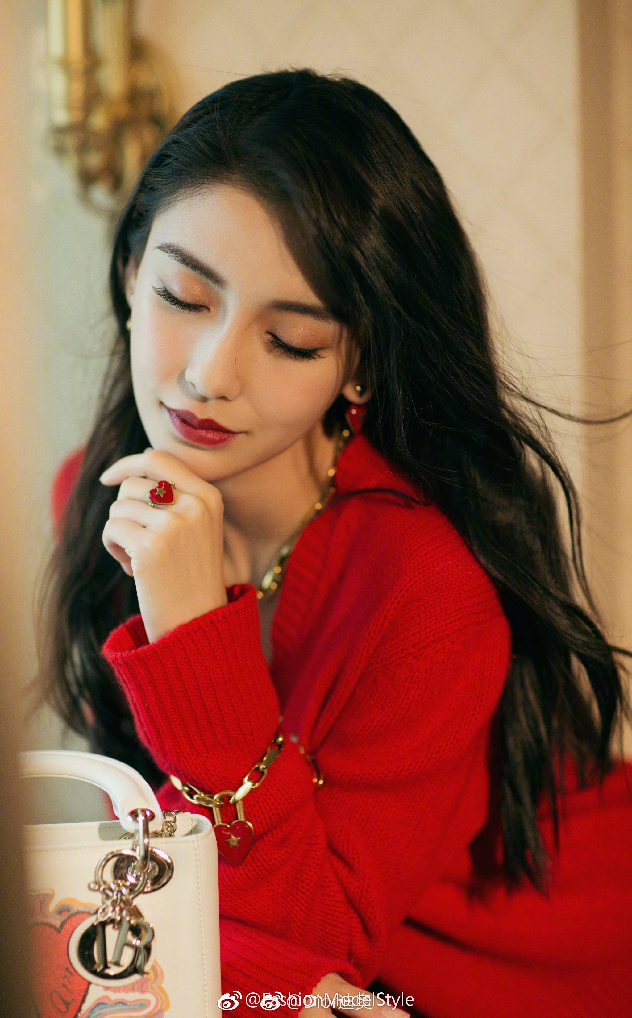 angelababypeaceceleb look | angelababy杨颖 dior精品店活动造型