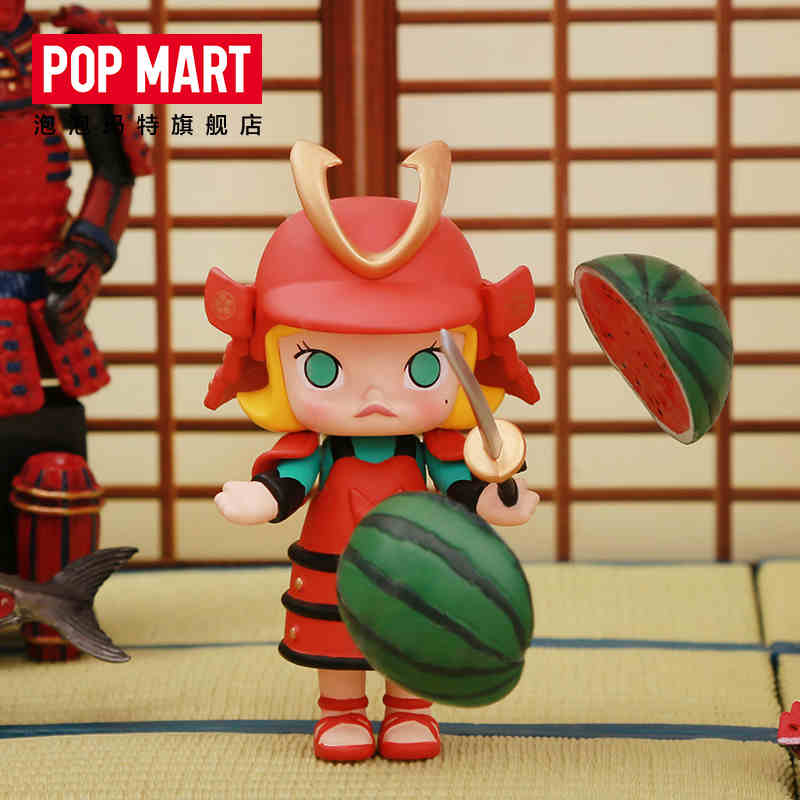 泡泡玛特 molly寻找大耳牛盲盒手办公仔 去看看