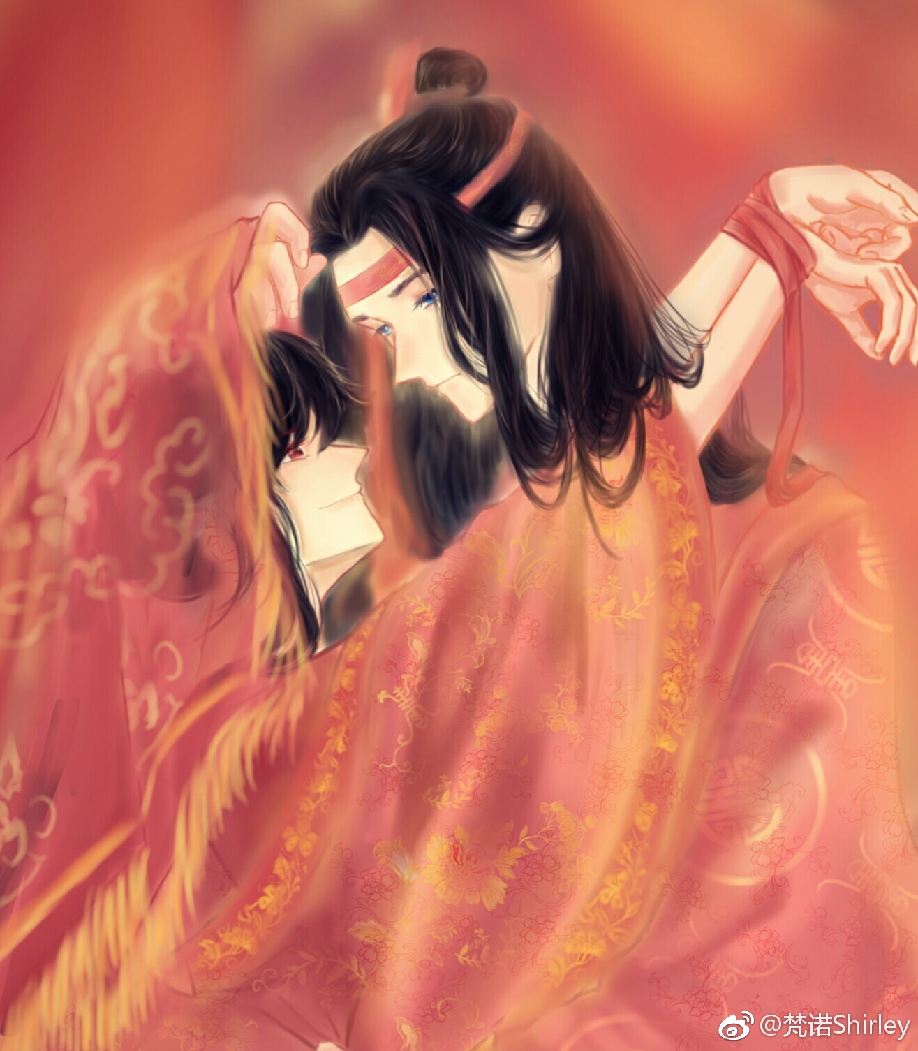 忘羡婚礼图转微博@梵诺shirley 已授权