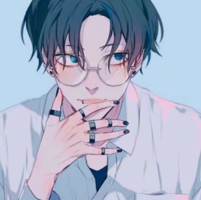 动漫男生头像#系列#蓝色系