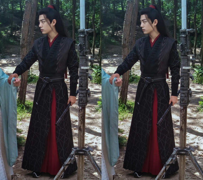 肖战 魏无羡 电视剧《陈情令》路透