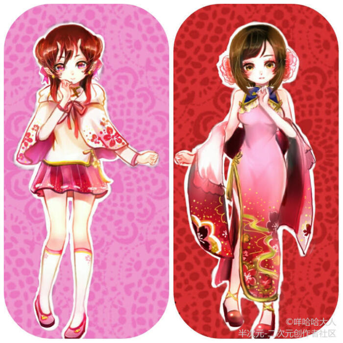 樱花妖#桃花妖#旗袍