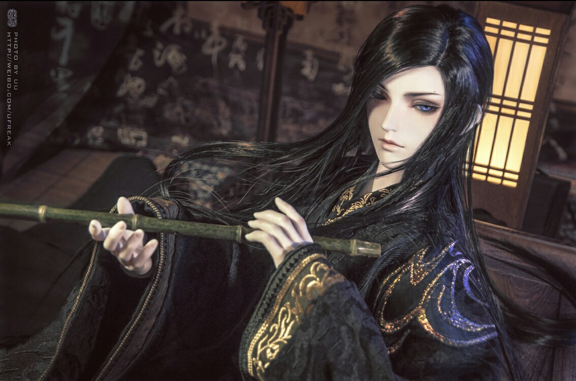 古风美男 sd娃娃 bjd 玩具 人偶 壁纸 萌物