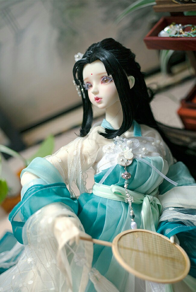 古风美人 sd娃娃 bjd 玩具 人偶 壁纸 萌物