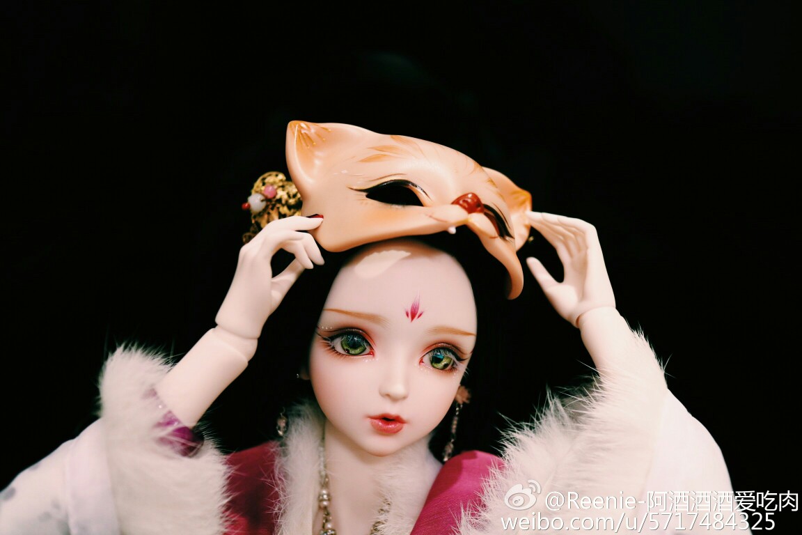 古风美人 sd娃娃 bjd 玩具 人偶 壁纸 萌物