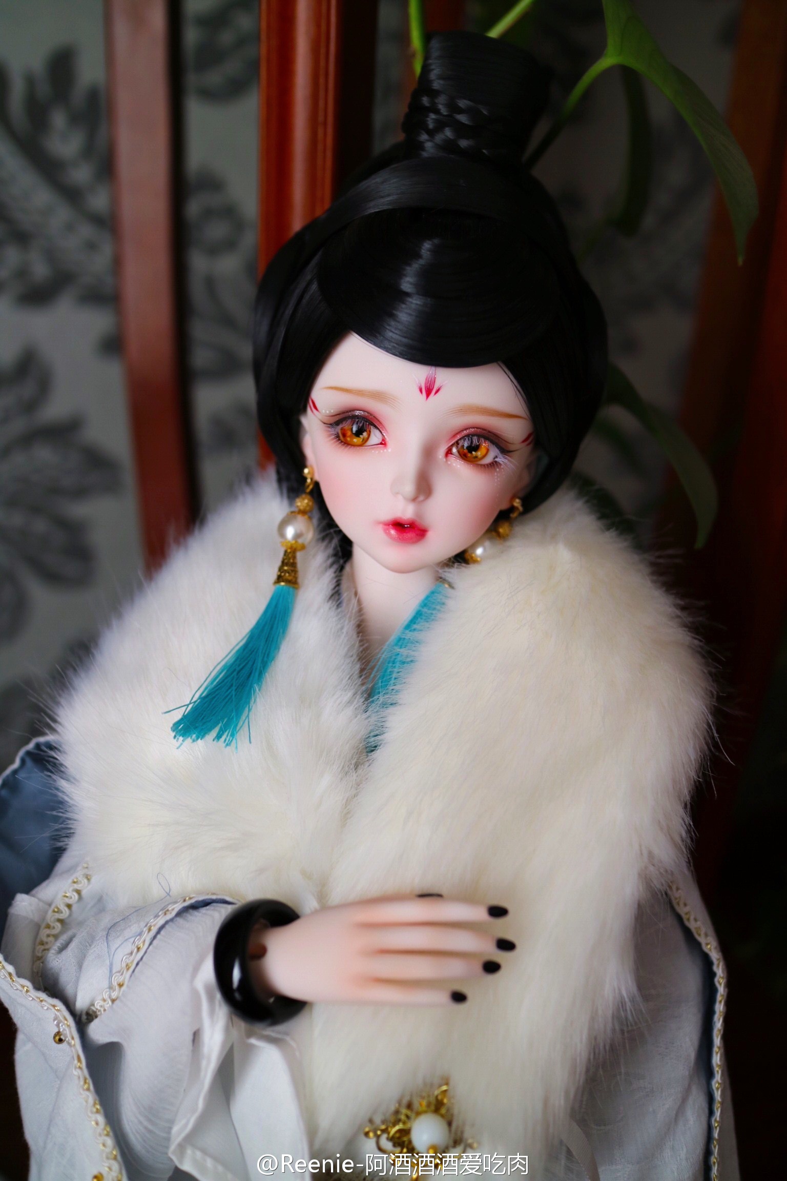 古风美人 sd娃娃 bjd 玩具 人偶 壁纸 萌物