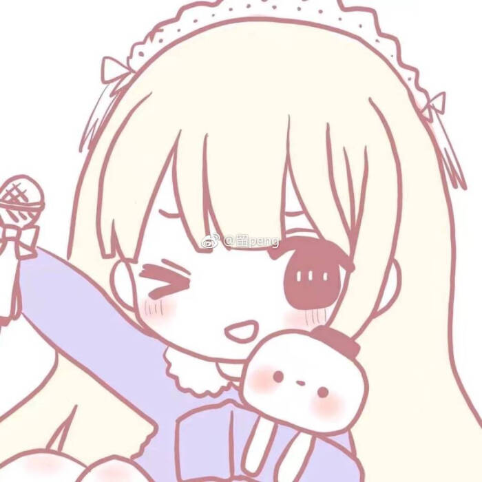 动漫女生头像#高清#粉色系#可爱(61 . 61)