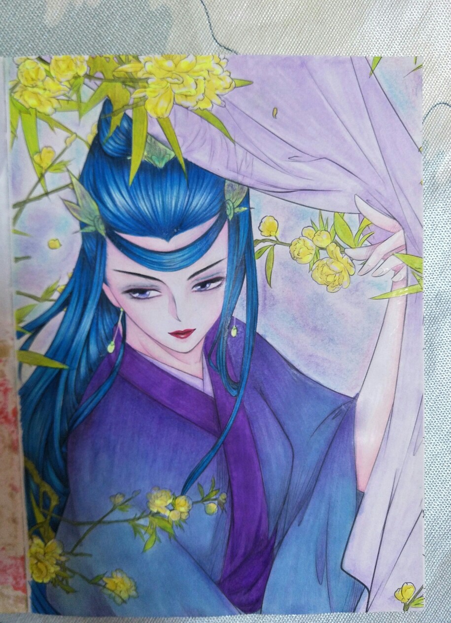 思美人涂色