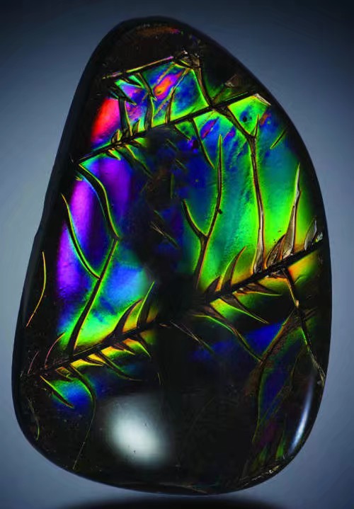 【fire obsidian】火黑曜石传说中五彩斑斓的黑