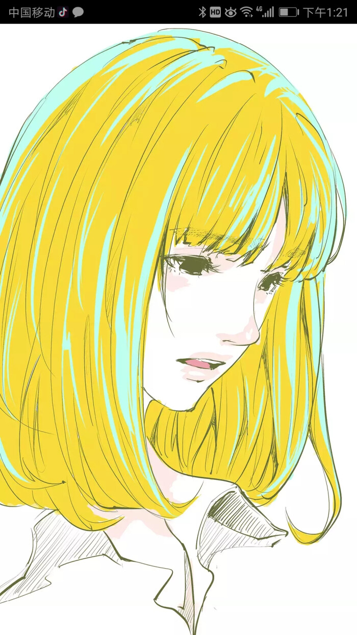 自截超爱画风漫画蝉女有关爱情情头