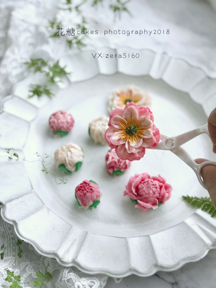 韩式裱花蛋糕——豆沙裱花