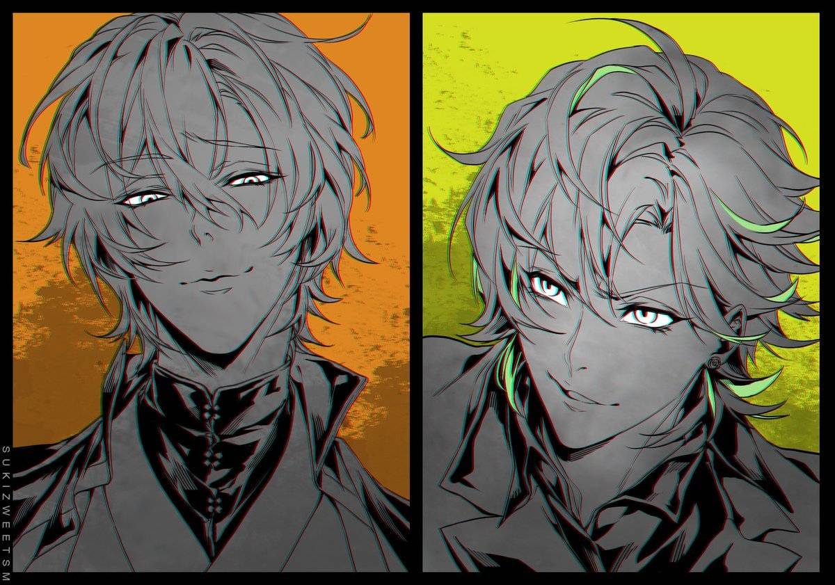 【侵删】#转推# #ヒプマイ# #饴村乱数# #梦野幻太郎# #有栖川帝统