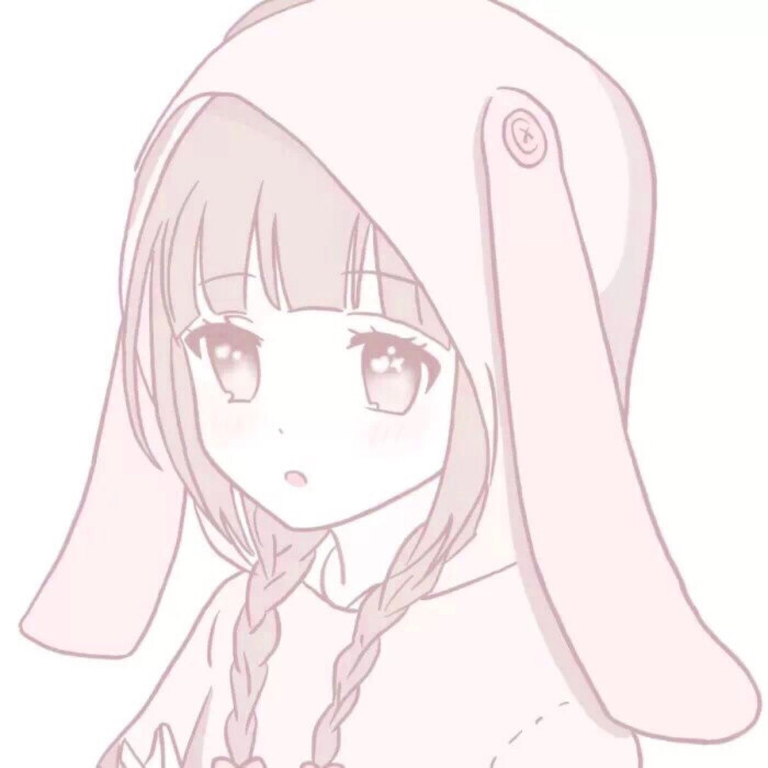 粉色 少女心 可爱 动漫 二次元 闺蜜 情侣 头像
