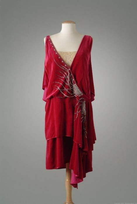 服装|1920s,红,橘色系