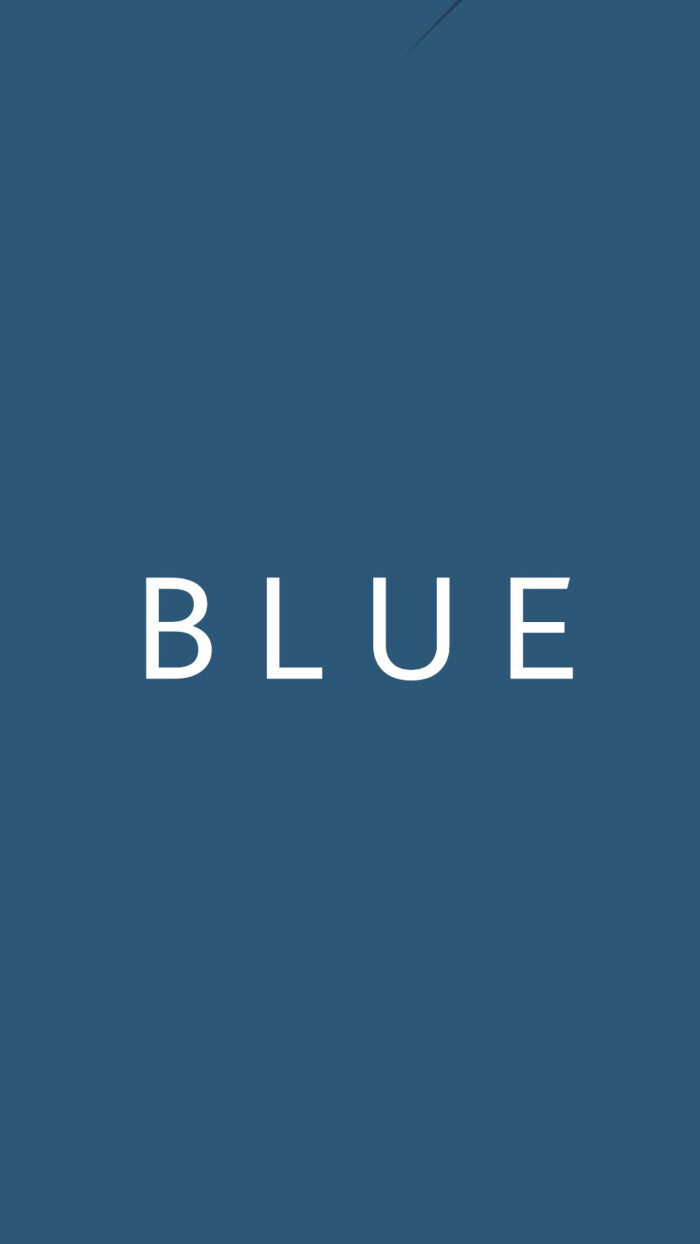 iphone 壁纸 简约 蓝 blue