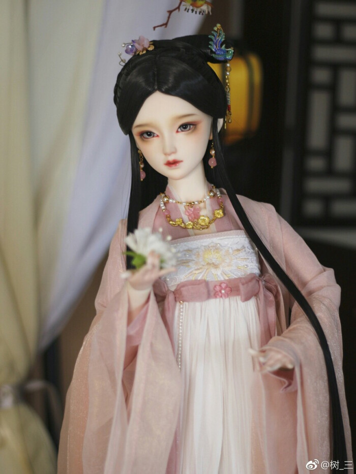 古风美人 sd娃娃 bjd 玩具 人偶 壁纸 萌物
