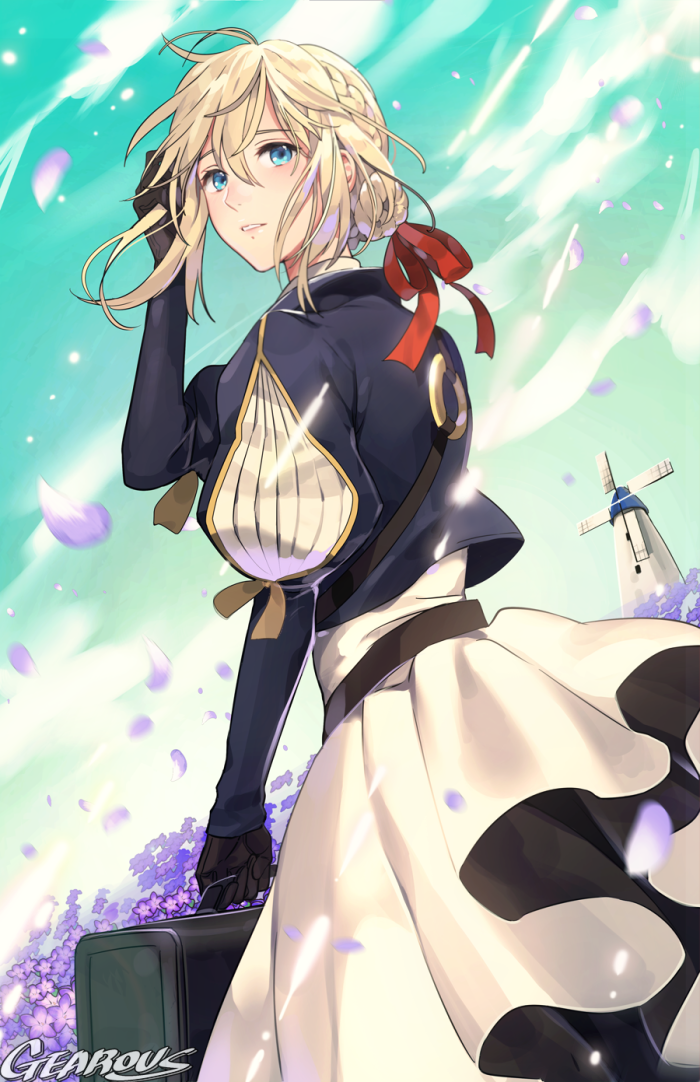 紫罗兰永恒花园 绘师:gearous/ギア(p id=658632) 本作品id=70537109
