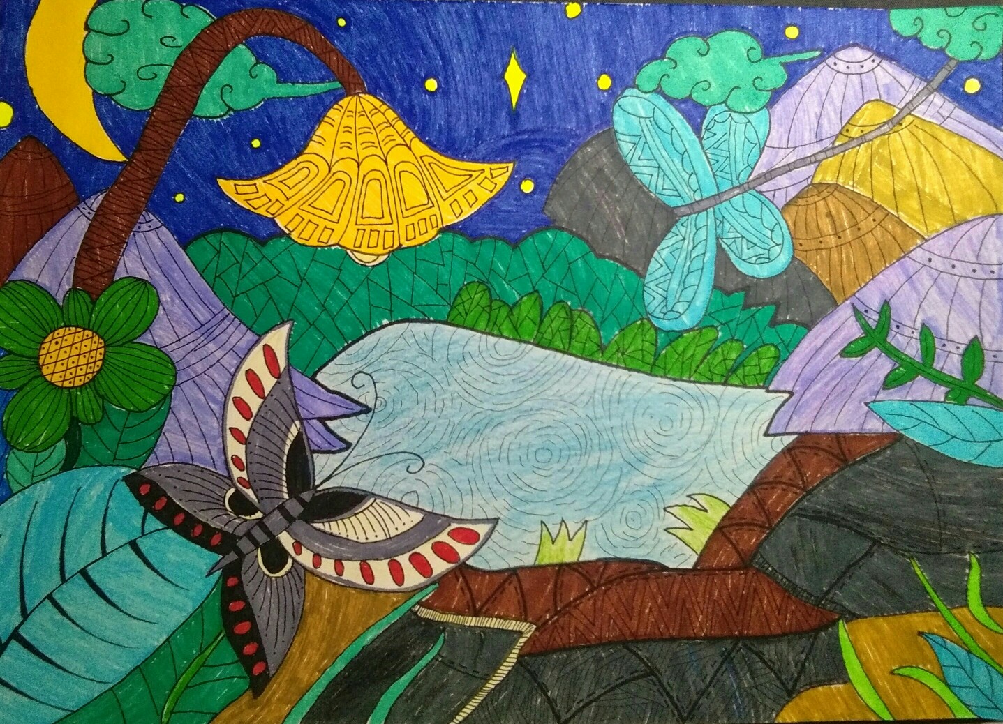 模仿画作
