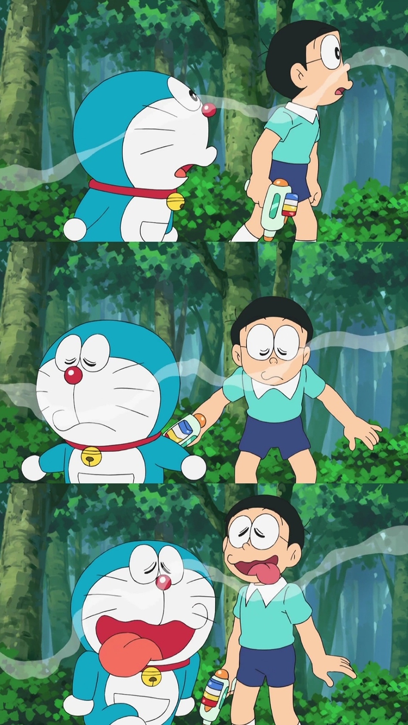 哆啦a梦拼接壁纸