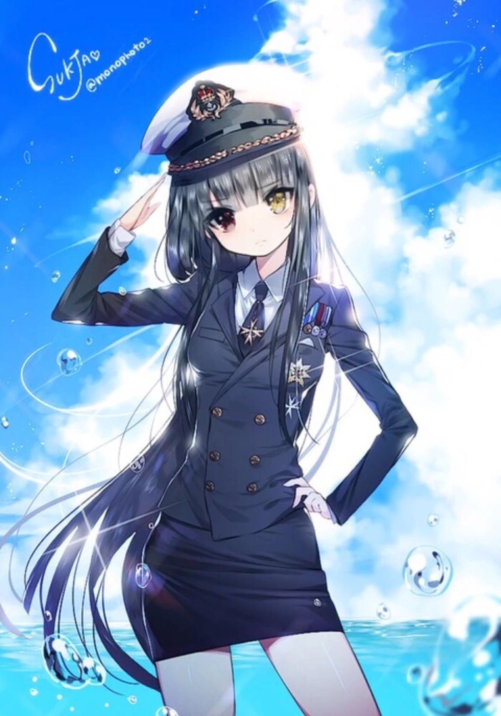 动漫人物———高颜值海军服