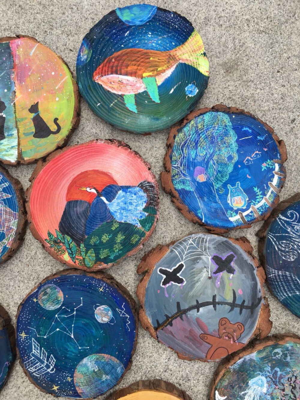 原木绘画来一波