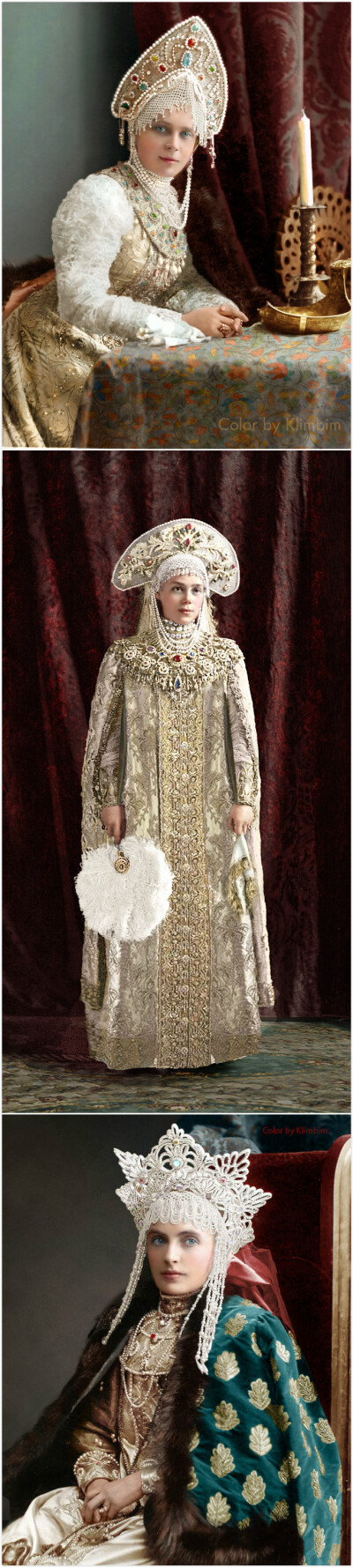 18世纪俄国宫廷服饰图片