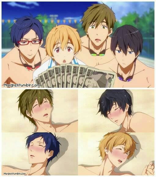 free!男子游泳部