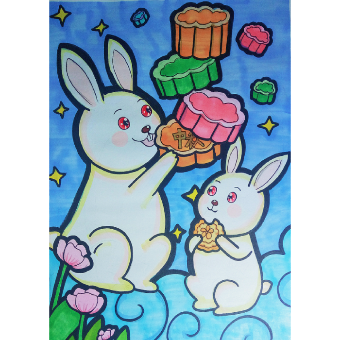 彩笔画 