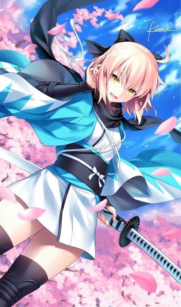 fgo 冲田总司 画师:kousaki