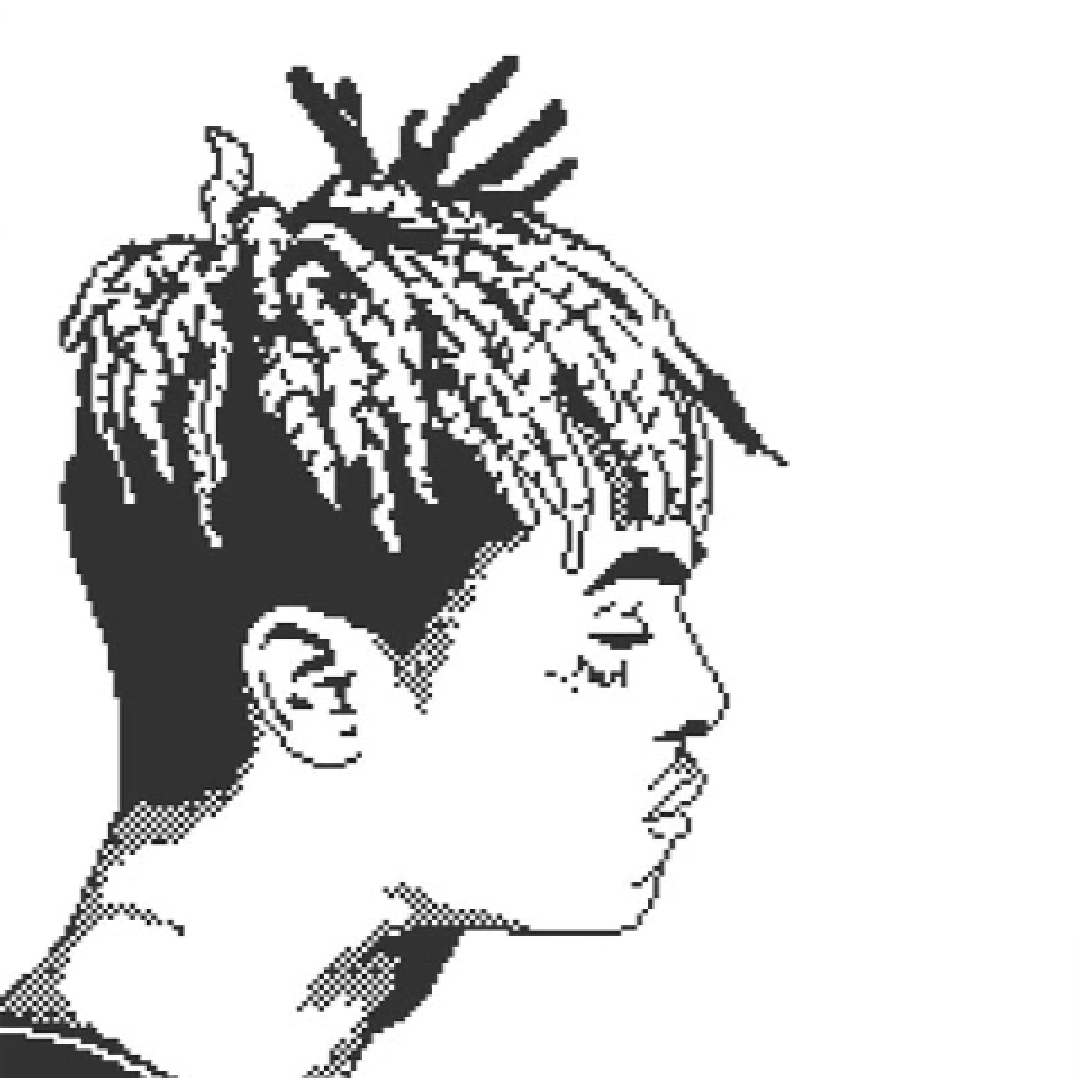 XXXTentacion黑白头像图片