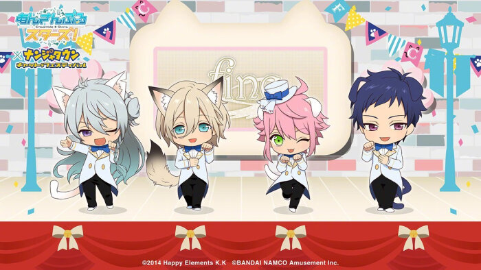 偶像梦幻祭 in ナンジャタウン 插图第1弹:trickstar/fine/2wink/流星